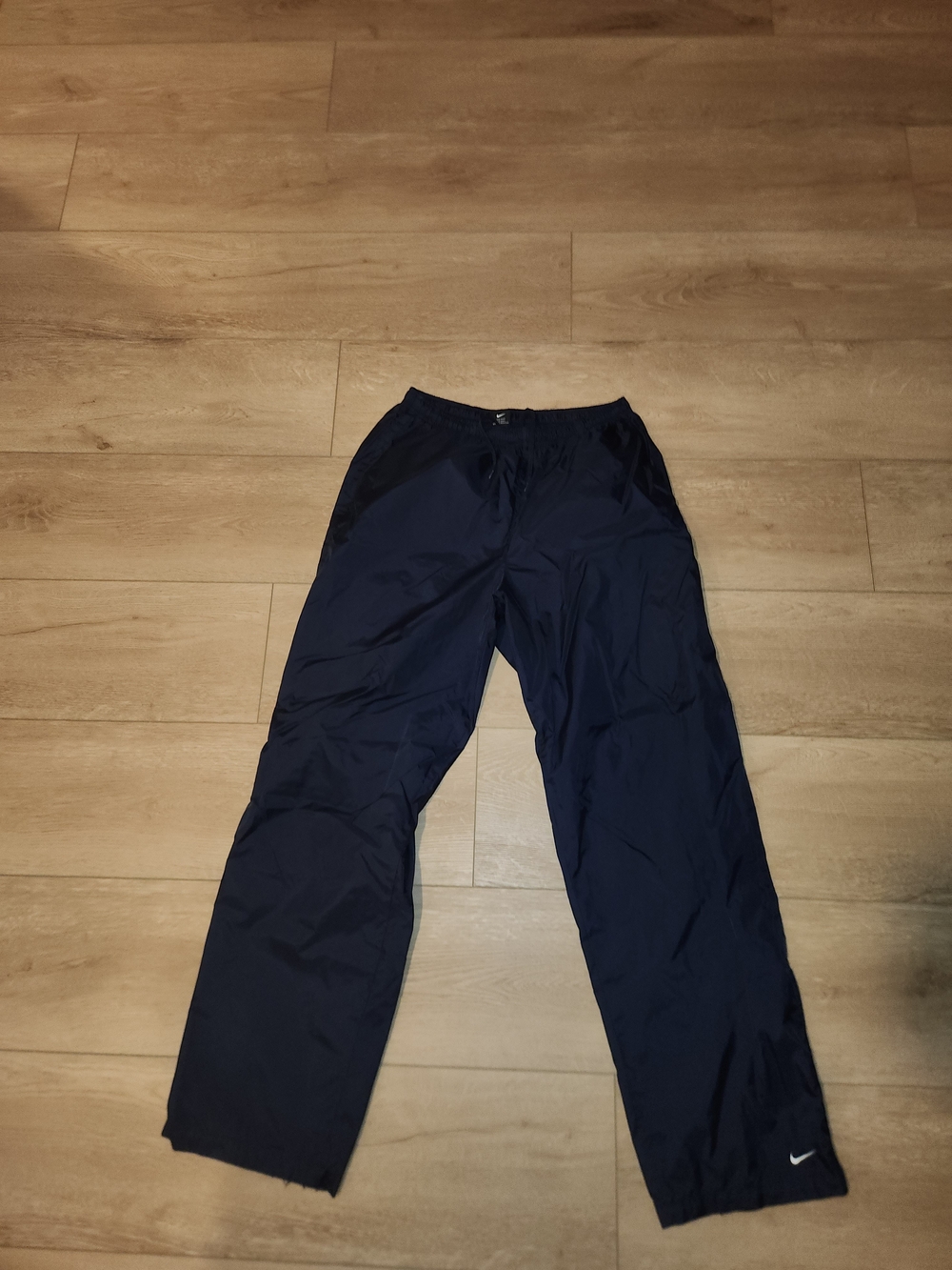 Vintage Y2K Nike Navy Blue Track Pants Men's Size Xtra Large Embroidered Logo